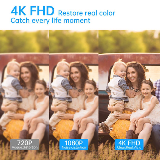 4k Hidden Spy Ip Camera In Desk Clock Wi-fi Motion Detection Night Vision App Control 4h Battery Life