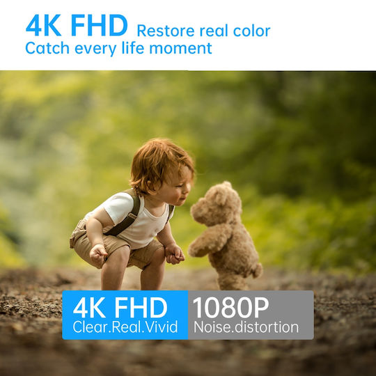 4k Hidden Spy Ip Camera In Desk Clock Wi-fi Motion Detection Night Vision App Control 4h Battery Life