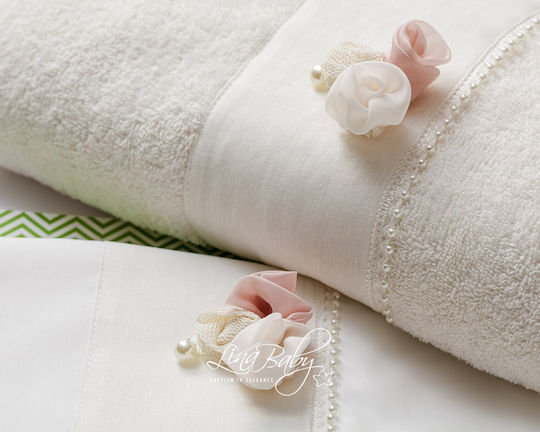 Lina Baby Christening Oilcloths White