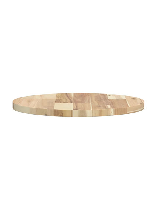 vidaXL Rund Tischoberfläche aus Massivholz Brown 40x40x2cm 4008682 1Stück