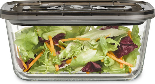 Caso Lunchbox Silikon Transparent Geeignet für die Mikrowelle 1500ml 1Stück
