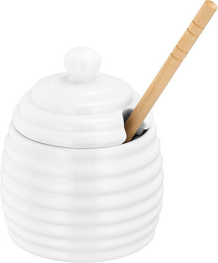 Horwood Oală de miere din Porțelan Alb 200ml 1pcs