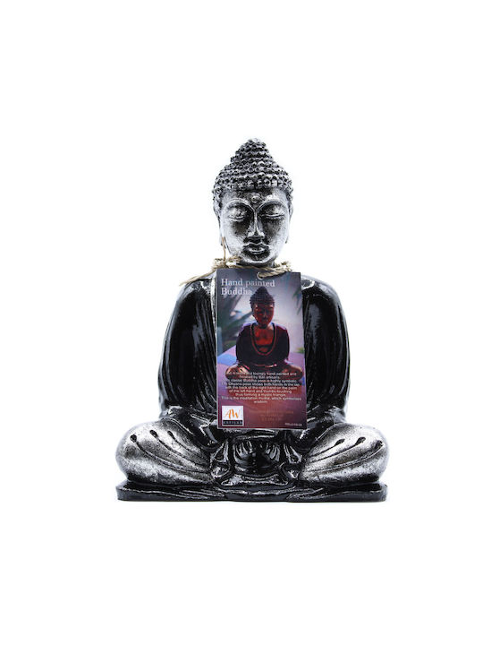 Skulptur Buddha Meditationspose handbemalt 15 cm