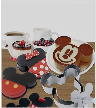 Set 3 Mickey Mouse Cake Molds