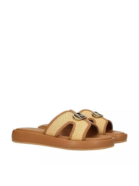 Mexx Women's Flat Sandals in Beige Color