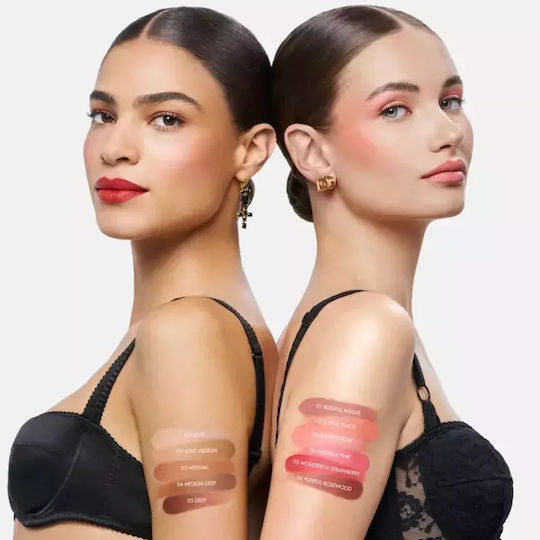 Dolce&gabbana Classic Cheeks&eyes Match Blush Shade 02 Joyful Peach Net Weight G 8