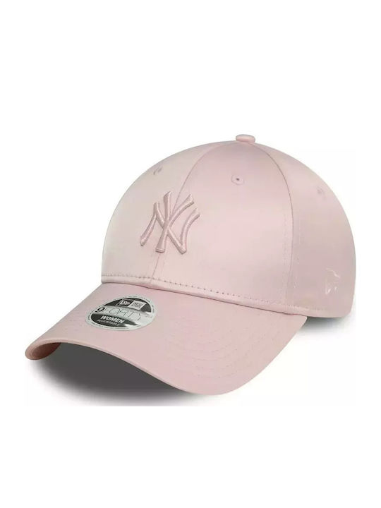 New York Yankees Дамска сатенена пастелна регулируема шапка 9forty Дамска шапка Полиестер Розова 60595369