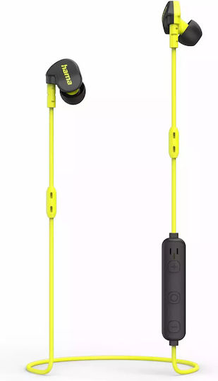 HAMA Freedom Athletics II In-ear Bluetooth Handsfree Căști Black / Yellow