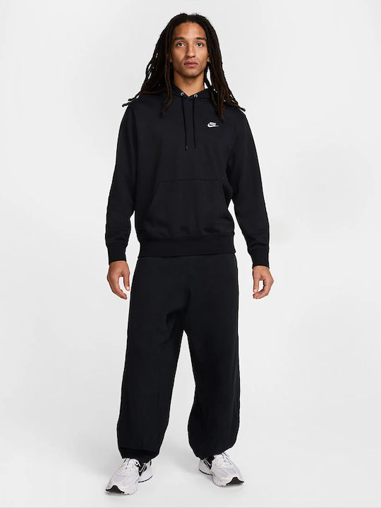 Club Sweatshirt mit Kapuze Black