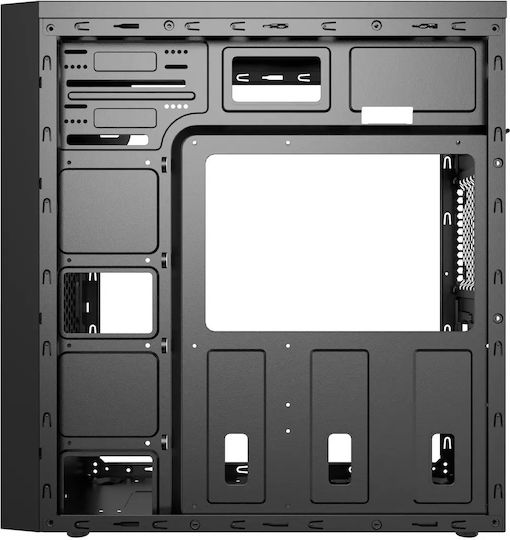 Gembird Fornax 170 Midi Tower Κουτί Υπολογιστή Μαύρο
