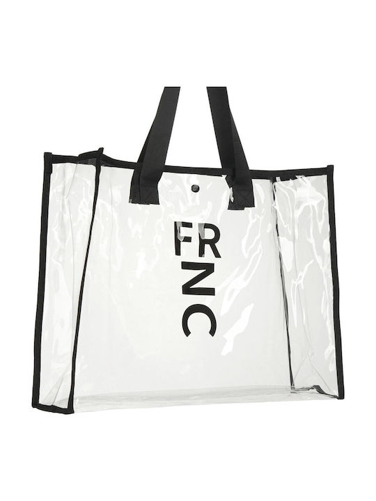 Women's Shopper Bag White/Brown