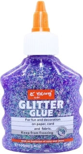 Fine Glitter Glue 100ml Various Colors