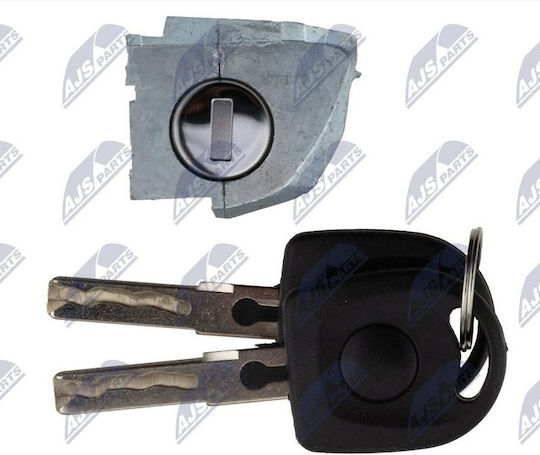 NTY Door lock with installation Front Volkswagen Touareg 2010 EZC-VW-661