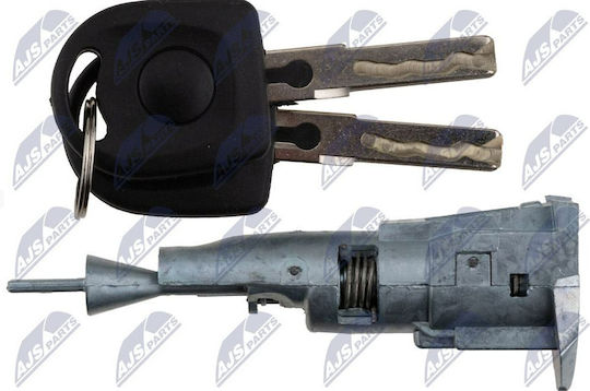 NTY Door lock with installation Front Volkswagen Touareg 2010 EZC-VW-661