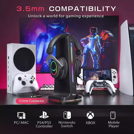 Fifine AmpliGame H3 Over Ear Gaming Headset with 3.5 mm / USB Connectivity for Nintendo Switch / PS4 / PS5 / XBOX