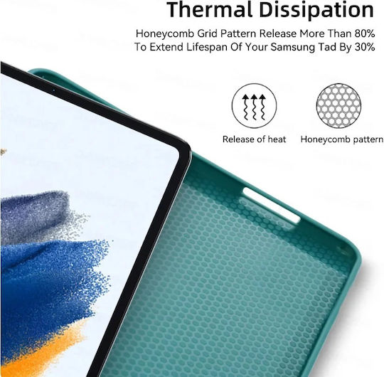 Revomag Klappdeckel Grüe (Samsung Galaxy Tab S10 Plus, Tab S9 Plus)