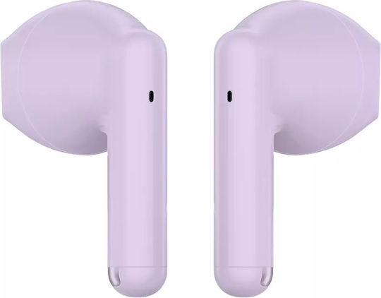 Infinix XBuds 3 Bluetooth Handsfree Ακουστικά με Αντοχή στον Ιδρώτα και Θήκη Φόρτισης Μωβ