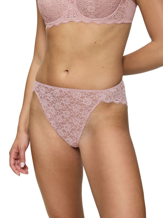 Amourette Hochtailliert Damen Boxer mit Spitze Pink