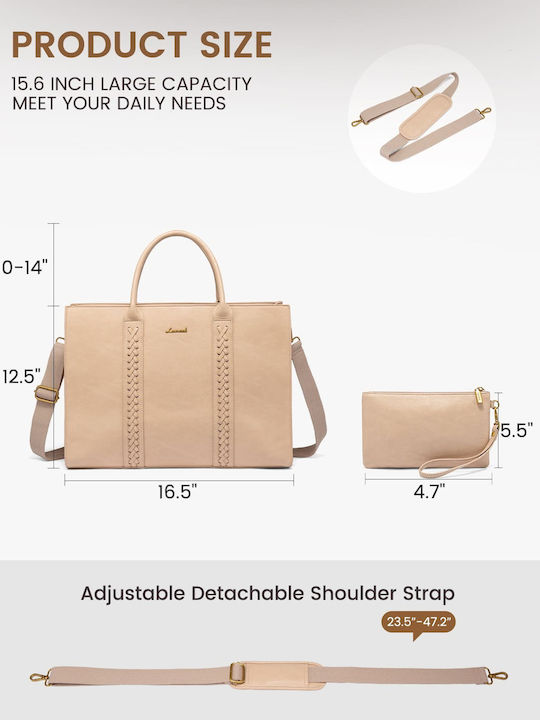 Γυναικεία Τσάντα Shopper Ώμου Μπεζ