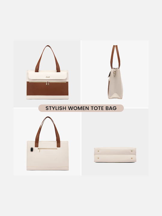 Set Women's Bag Shopper Shoulder Brown
