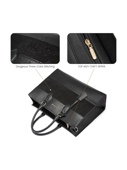 Set Women's Bag Shopper Shoulder Black
