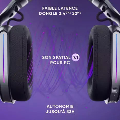 Oniverse Polaris Drahtloses Über Ohr Gaming-Headset mit Konnektivität 3,5 mm / Bluetooth / USB für Nintendo Switch / PC / PS4 / PS5
