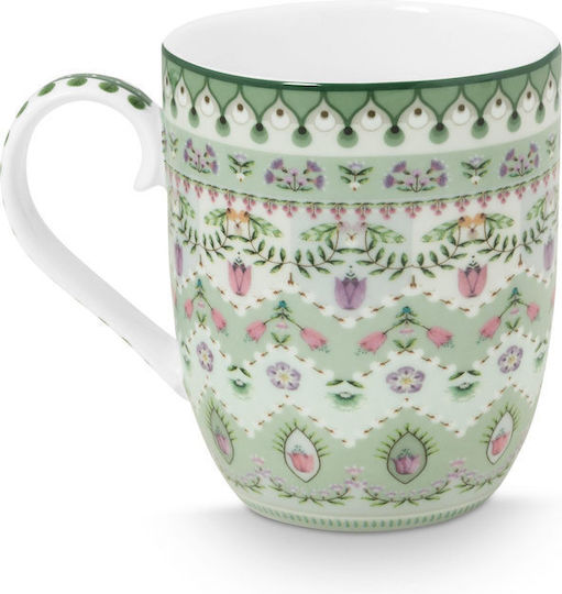 PiP Studio Lily & Lotus Κούπα από Πορσελάνη Πολύχρωμη 145ml PiP Studio Lily & Lotus Κούπα από Πορσελάνη Πολύχρωμη 145ml