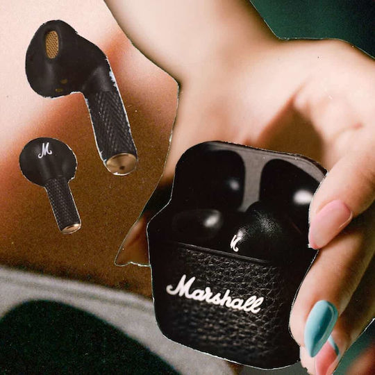 Marshall Minor IV Earbud Bluetooth Handsfree Earphones with Sweat Resistance and Charging Case Cream