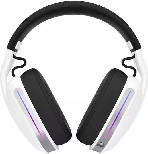 Oniverse Polaris Drahtloses Über Ohr Gaming-Headset mit Konnektivität 3,5 mm / Bluetooth / USB Weiß für Nintendo Switch / PC / PS4 / PS5