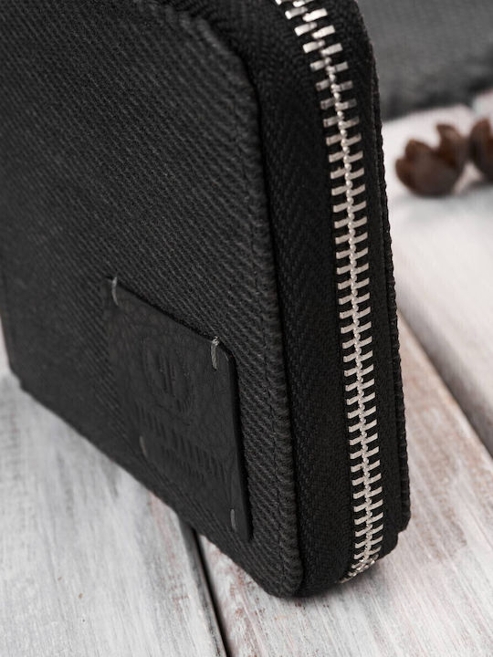 Leder Herren Geldbörse Klassisch mit RFID Schwarz