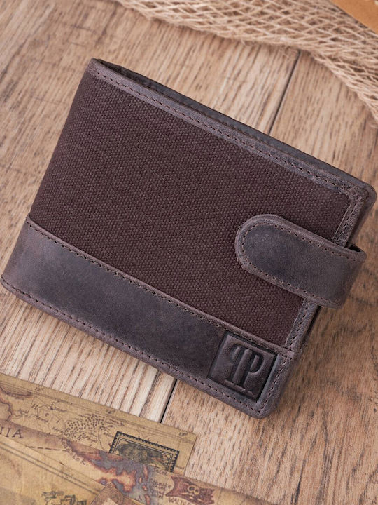 Leder Herren Geldbörse Set mit RFID Braun