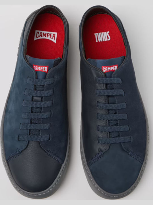 Men's Leather Casual Shoes Blue