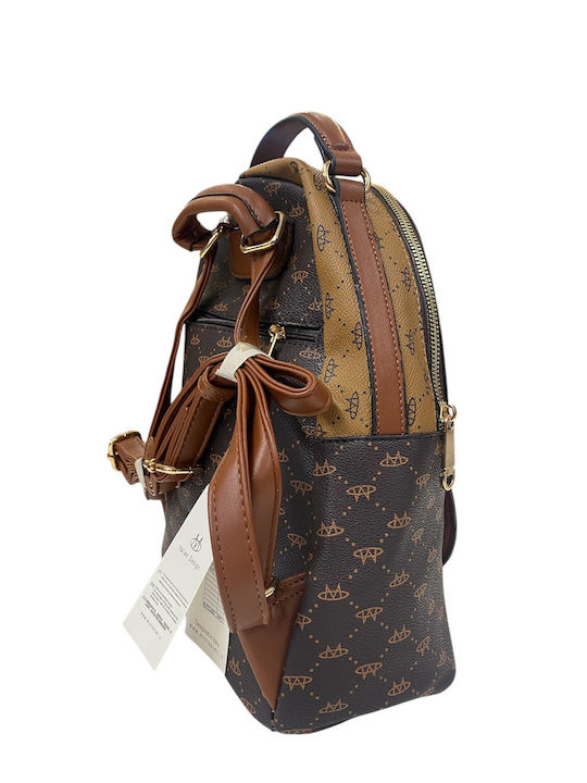 Damentasche Rucksack Tabac Braun