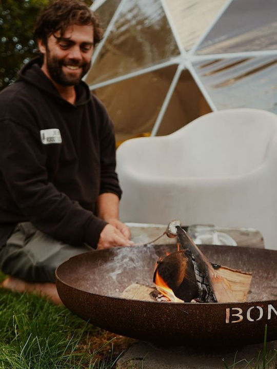 Bonfeu Bonbowl 100 Focar În aer liber din metal Gri 100x100x25cm