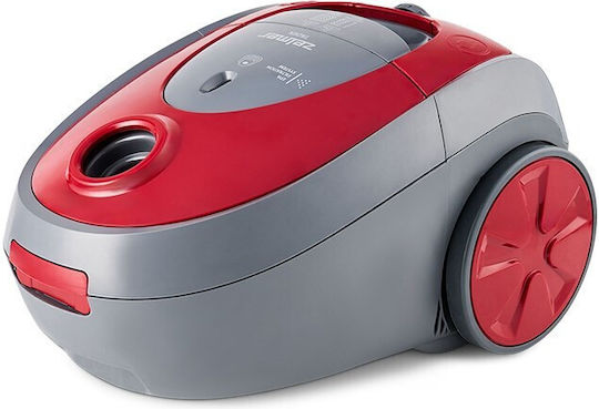 Zelmer ZVC261 Ηλεκτρική Σκούπα 800W με Σακούλα 2.5lt Κόκκινη