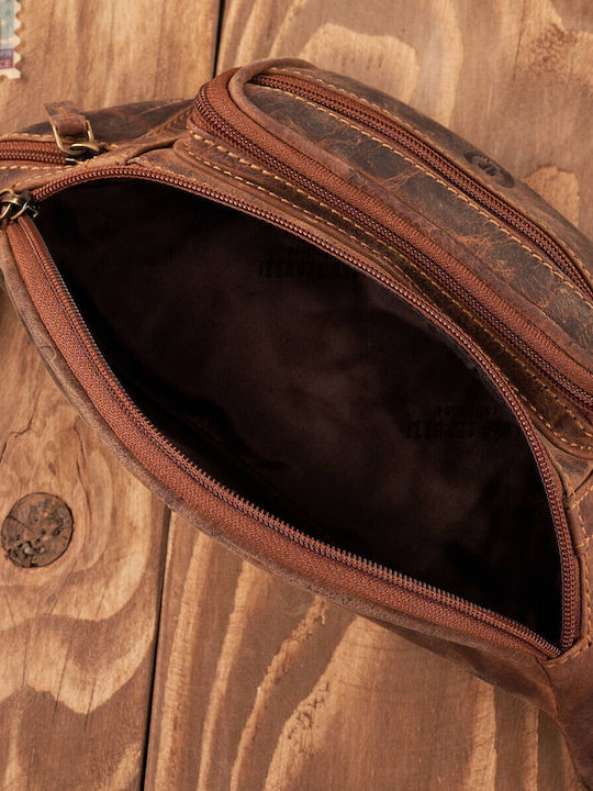 Herren Bum Bag Taille Braun