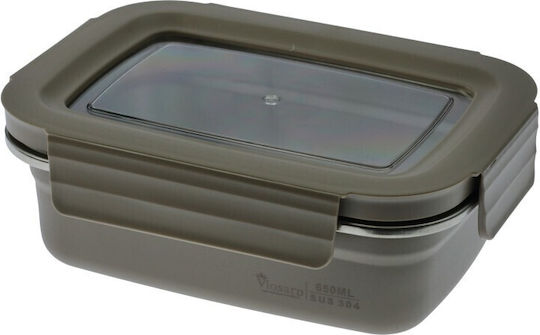 Viosarp Lunchbox Inox Gray 650ml 1Stück