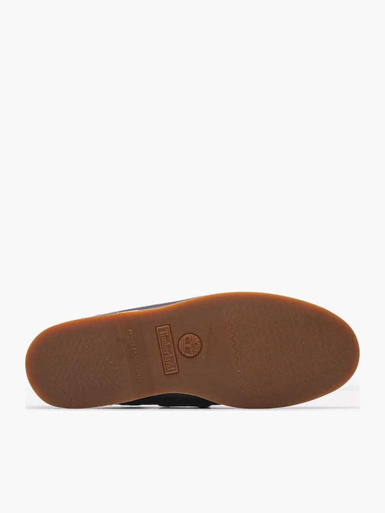 Men's Leather Boat Shoes Brown