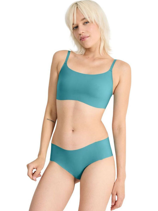 Women's Bra with Light Padding Turquoise