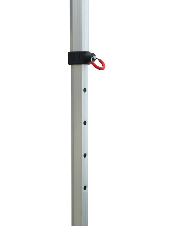 HomeMarkt Πτυσσόμενο Κιόσκι Κήπου Cressen Λευκό 3x4.5m