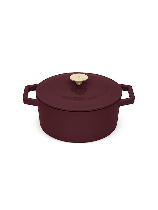 Berlinger Haus Leonardo Collection Deep Pot made of Cast Iron 4.35lt / 24cm