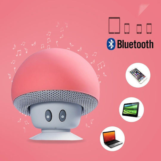 Mushroom shaped Bluetooth-Lautsprecher 3W mit Akkulaufzeit bis zu 2.5 Stunden Rot