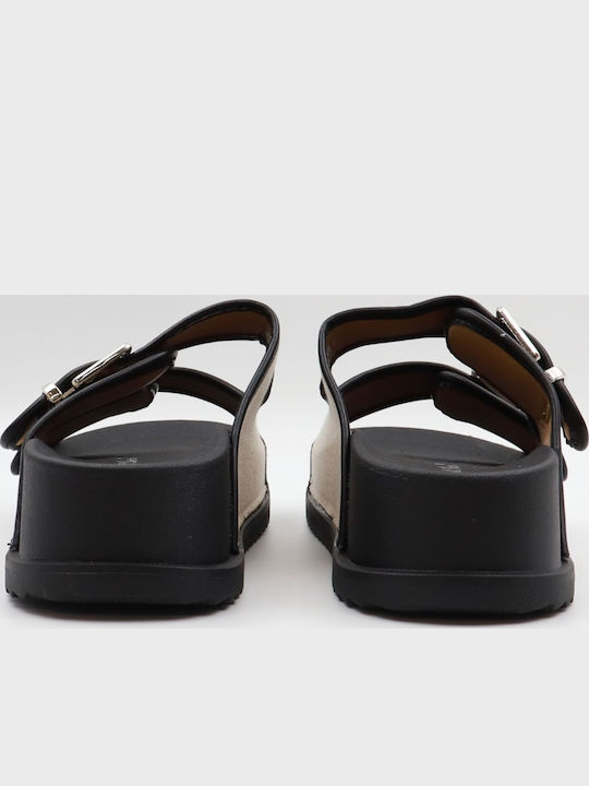 Γυναικεία Σανδάλια Flatforms Μαύρα