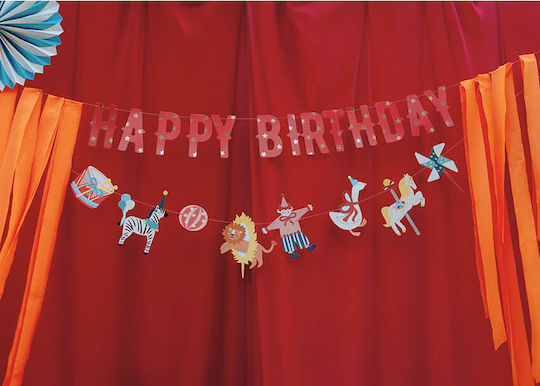Girlande "Happy Birthday" Zirkus