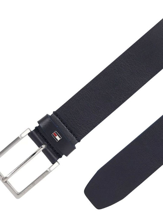 Men's Leather Belt Blue