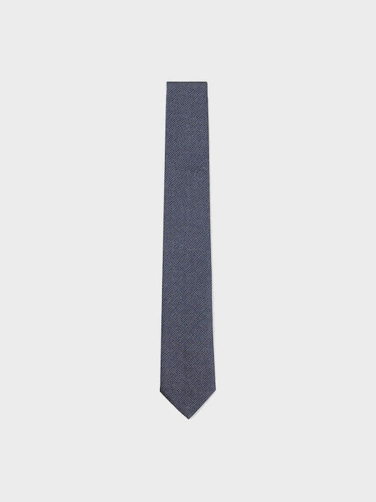 Hugo Boss Men's Tie Silk Printed in Navy Blue Color