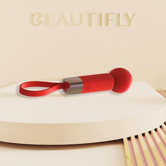 Beautifly Rubyglow Sphere Mini Vibrator De Masaj 10.7cm Roșu