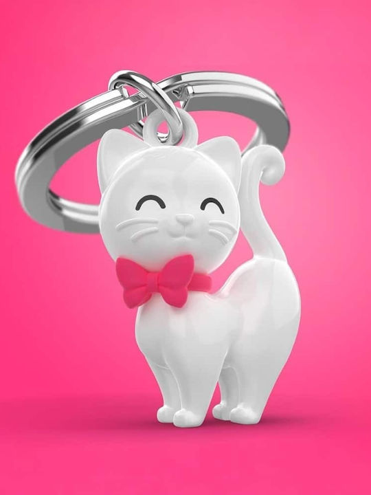 Metalmorphose Mtm341-01 Μπρελοκ White Cat Metalmorphose Mtm341-01 Μπρελοκ White Cat