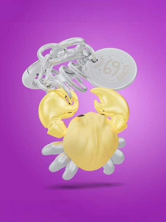 Metalmorphose Mtm353-01 Zodiac Keychain Cancer