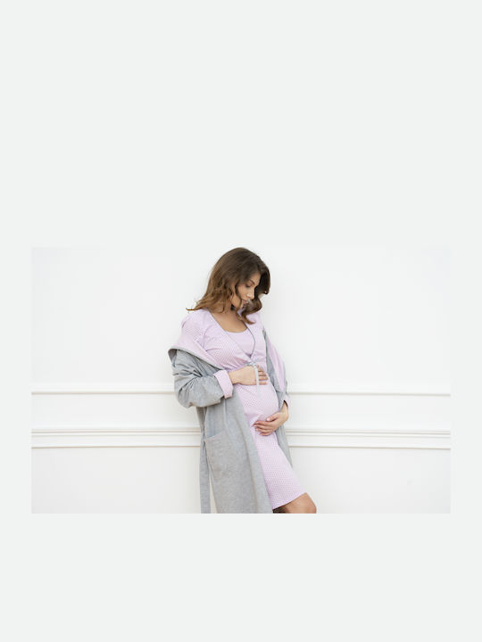 Italian Fashion Robe de maternitate Grey